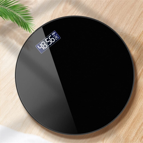 Smart Body Fat Scale with Bluetooth, LED Display Tempered Glass Digital Bathroom Scale,  Load Capacity 1