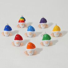 Gnome Ornament Resin Mini Dwarf Decorative 1 Piece