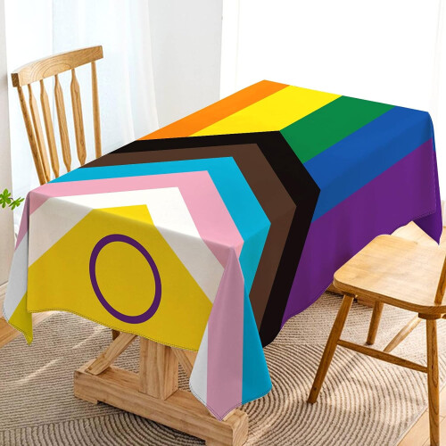 Față de masă Pride curcubeu intersex progres design 60x80