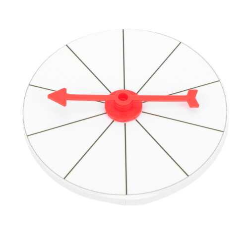 Prishjulsleksak Vit Plast 10cm