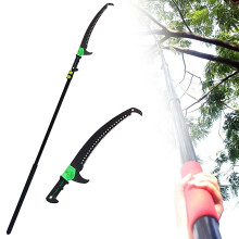 Telescopic Pole Saw with Hook, Extendable Aluminum Tree Pruning Saw for Branch Cutting 18FT