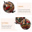 1Pièces Instrument Percussion Sable Peint Main Couleurs Variées 4