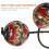 1Pièces Instrument Percussion Sable Peint Main Couleurs Variées 5