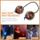 1Pièces Instrument Percussion Sable Peint Main Couleurs Variées 6