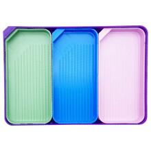 4PCS  Trays Diamond Painting Tools and Accessories Kits Diamond Art Supplies Multiple Sizes