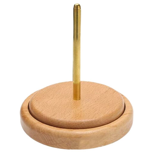 Wooden Yarn Holder Knitting Tools Beginner Crochet Accessories Stand Sewing Thread Spool Wool  Winder Stand Tool B