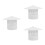 3Pièces Cache PVC Anti- Usage 4