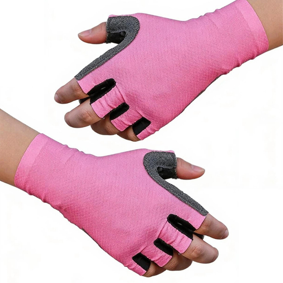 Shock-Absorbing Antislip Breathable Mountain Biking-Pink M 7704001086188