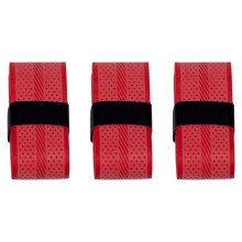 3pack Sweat-absorbing Hand Rubber Net Antislip Winding Tape-Red