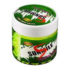 SUNMIle 1PCS Esche da Pesca Galleggiante da Pesca Esche TPR Gamberetti Esca Morbida 20 Pezzi Bottiglia Esca Morbida per la Pesca in Mare (Verde)