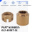 Boat Engine Part for  2-Stroke 30  Outboard Propeller Nut Spacer Locking Pin 6L2-45987-01 10