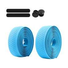 2Pcs Road Bikes Handlebar Tape NonSlip Shock Absorption-Blue