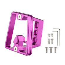 Folding Bicycles Bag Basket Bracket Front Carriers Block-Purple