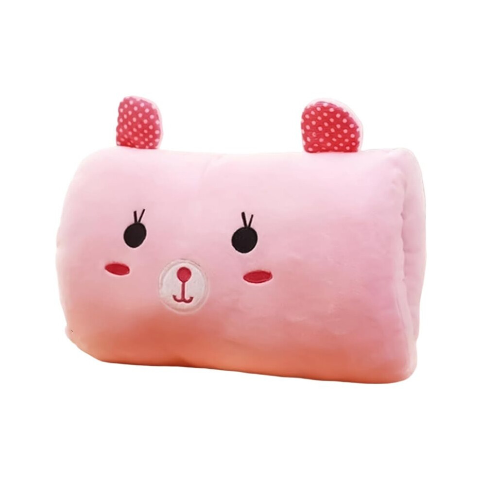 Plush Hand Warmer Pillow For Kids, Cartoon Design, Ideal For School, Travel, And Cold Weather Brecantia