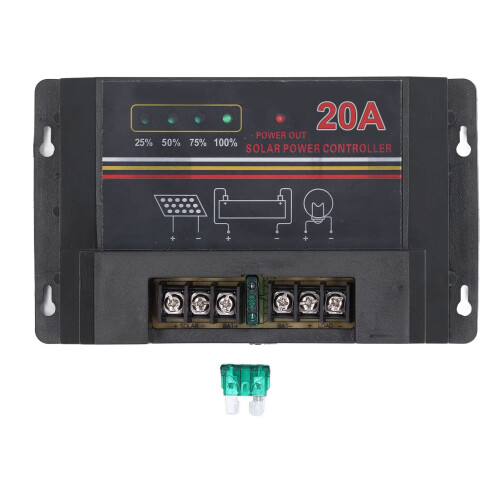 12V 20A Solar Charge Controller with Speed CPU Control, Reliable Energy Regulation for Home Systems