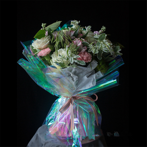 Cellofan presentpapper 57x59cm Rainbow Shine 2