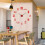Acrylic Wall Clock Gold Small 40cm Silent Three-Dimensional 4