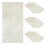 12Pcs Light Yellow Self-Adhesive Tile Stickers Pet Durable Wall Decor 5