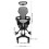 1Set Airplane- Stroller Black Lightweight Foldable Design 2