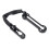 Stainless Steel Door Chain Lock with PU Leather Cover, Spring Antitheft Press Lock for Indoor Security 1