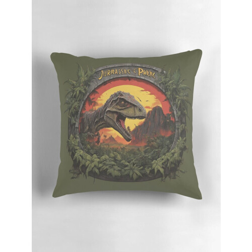 Housse de coussin Jurassic Park double face 2