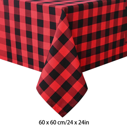 Chemin de table de Noël Jacenvly en liquidation - Nappe rectangulaire de Noël - Décoration de table de Noël 2