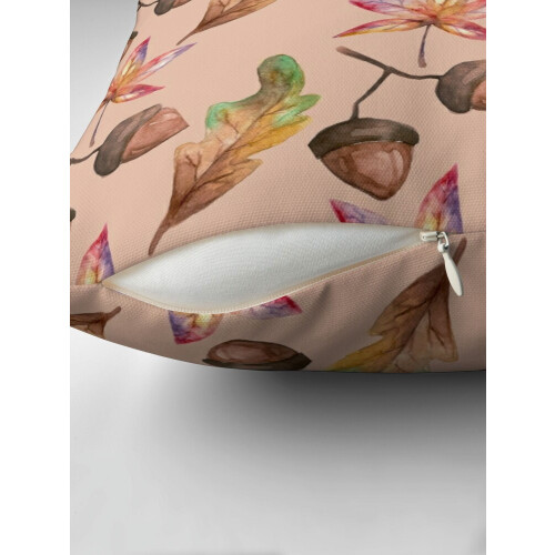 Housse de coussin décorative automne style ferme (1 pièce) 1