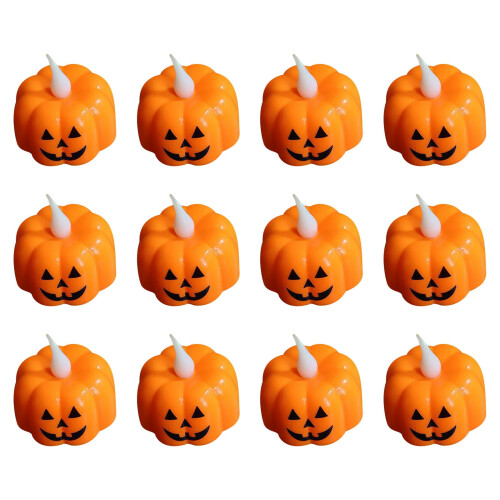 Φανάρι κολοκύθας φαντασμάτων για το Halloween, εσωτερικό νυχτερινό φως 1