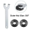 Llave angular para tuerca de bloqueo de brida de 5/8"-11, modelo 2025, compatible con la amoladora Milwaukee I2 CS x3. 2