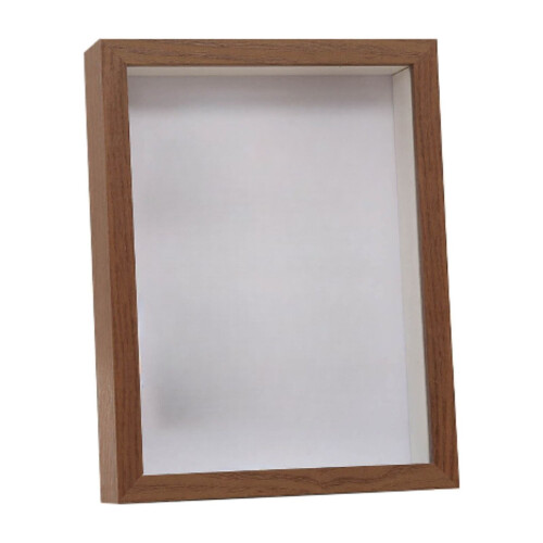 Wood Shadow Box Frame 6x4 in with Glass Front 1