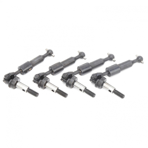 4 piezas de eje de transmisión universal CVD ajustable de acero RC para HSP 94123/94103 1
