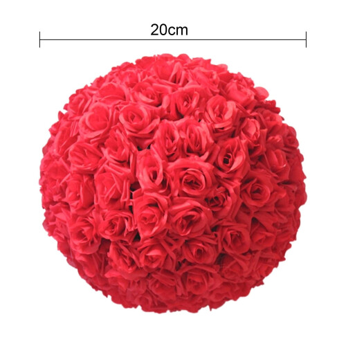Umělá růžová kulička Blush7,87 palce 2