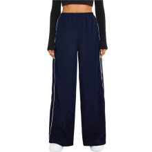 Womens Parachute Pants Wide Leg Baggy Pants Y2K Elastic Waist Jogger Sweatpants Track Pants Streetwear Navy XL