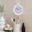 White Silent Wall Clock for Bathroom Bedroom 2