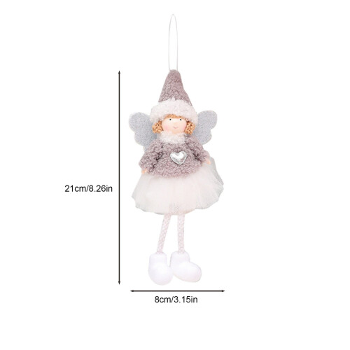 Engel-Puppenanhänger, Plüsch-Weihnachtsbaumschmuck 2