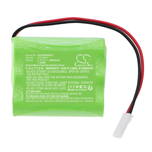 92000601 Replacement Battery 3.6V 2000mAh LongLasting Power for Solar Garden Lights 2
