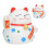 Ιαπωνική τράπεζα κερμάτων Lucky Cat, οικολογικό βινύλιο PVC, αδιάβροχο, άφθαρτο, 8