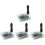 4 PièCes W1209  Module de ContrôLeur de TempéRature NuméRique Commutateur de Module de Commande de TempéRature de TempéRature éLectronique avec 1