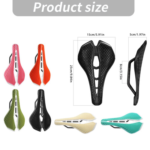 Waterdichte fietsenstoel Comfortabele 3D-printkussens-2 2
