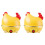 2X Multifunctional Egg Cooker, Egg Steamer, Automatic Power-Off, Multifunctional Egg Steamer, Boiled Egg US PLUG 1