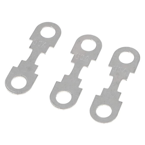 Striscia per Fusibili in Metallo Piatto da 10 Pezzi per   12V - 60A 2