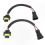2-Pack H11 H8 to 9006 Headlight Fog Light Adapter Wiring Harness Conversion Cable Socket Connector Plug Kit 4