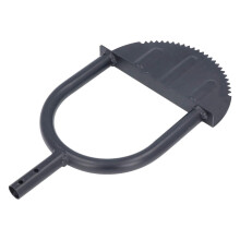Half Moon Garden Edger Tool with Sharp SawTooth Blade, Carbon Steel Manual Lawn Edger for Landscaping