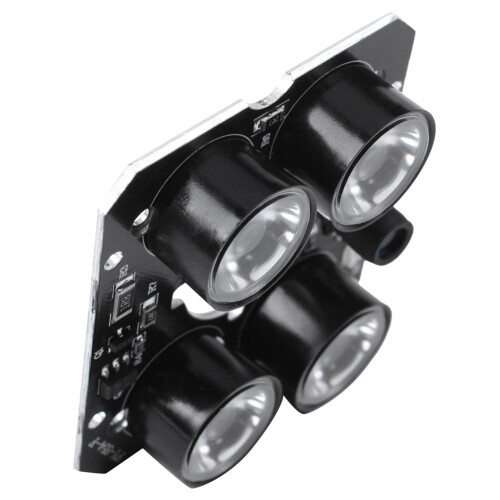2pcs 4 Array IR LED Spot Light Infrared 4X IR LED Board for CCTV Cameras Night Vision (52mm Diameter) 2