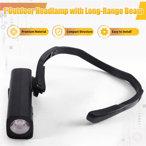 Ear-Hanging Headlamp  Phone Control LED  Light with 3 Lighting Mode,Hands-Free Headlamp for Camping Running 1