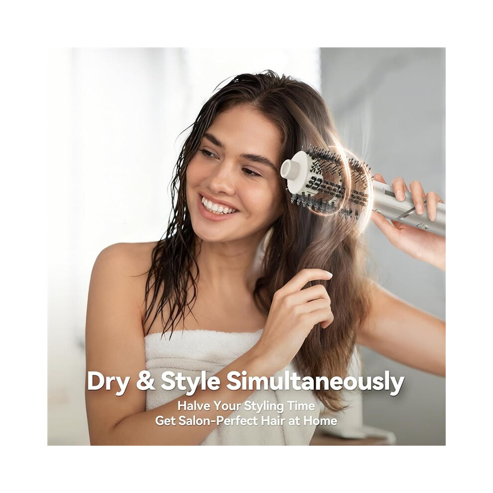 Tlily Unisex Oval Brush Attachment For Flexstyle And Hd400 Series,Smoothing Blow Dryer Brush For Straight,Wavy,And Coily Hair