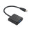 2X Micro- to VGA Adapter Cable 1080P Video Converter with Audio Jack USB Power Cable for  Camera Raspberry Pi 4 5