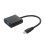 2X Micro- to VGA Adapter Cable 1080P Video Converter with Audio Jack USB Power Cable for  Camera Raspberry Pi 4 6