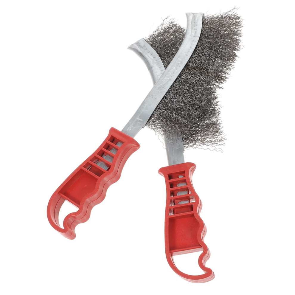 4Pcs Heavy Duty Wire Brush Set For Rust Removal With Ergonomic Handle For Grills And Machinery 9310869778080