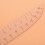 5pz 11.8 pollice Long Comma Forma di Plastica Trasparente Francese Curvo Righello Scanalata 6